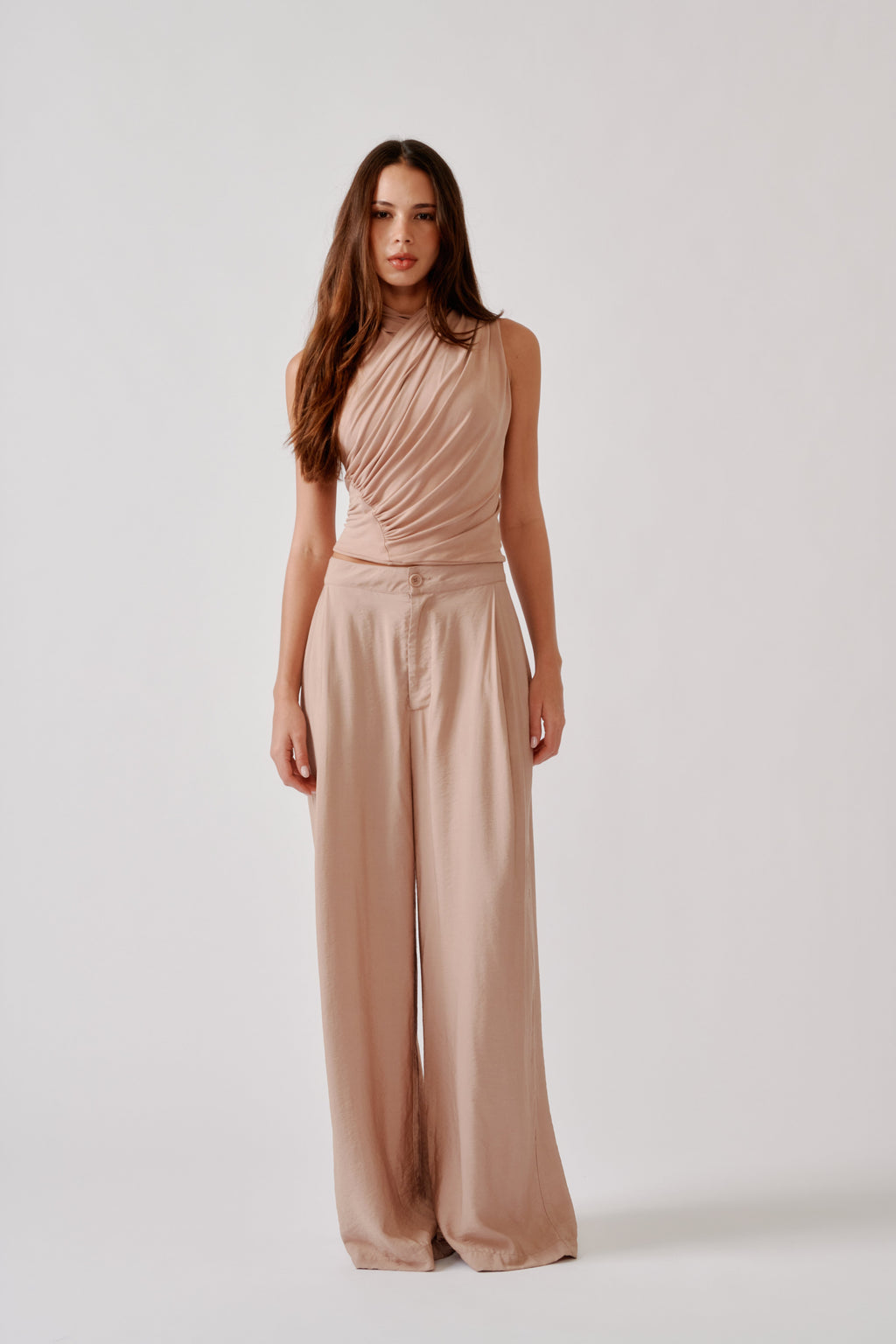 SEBASTIAN RELAXED PLEATED PANT | DUNE