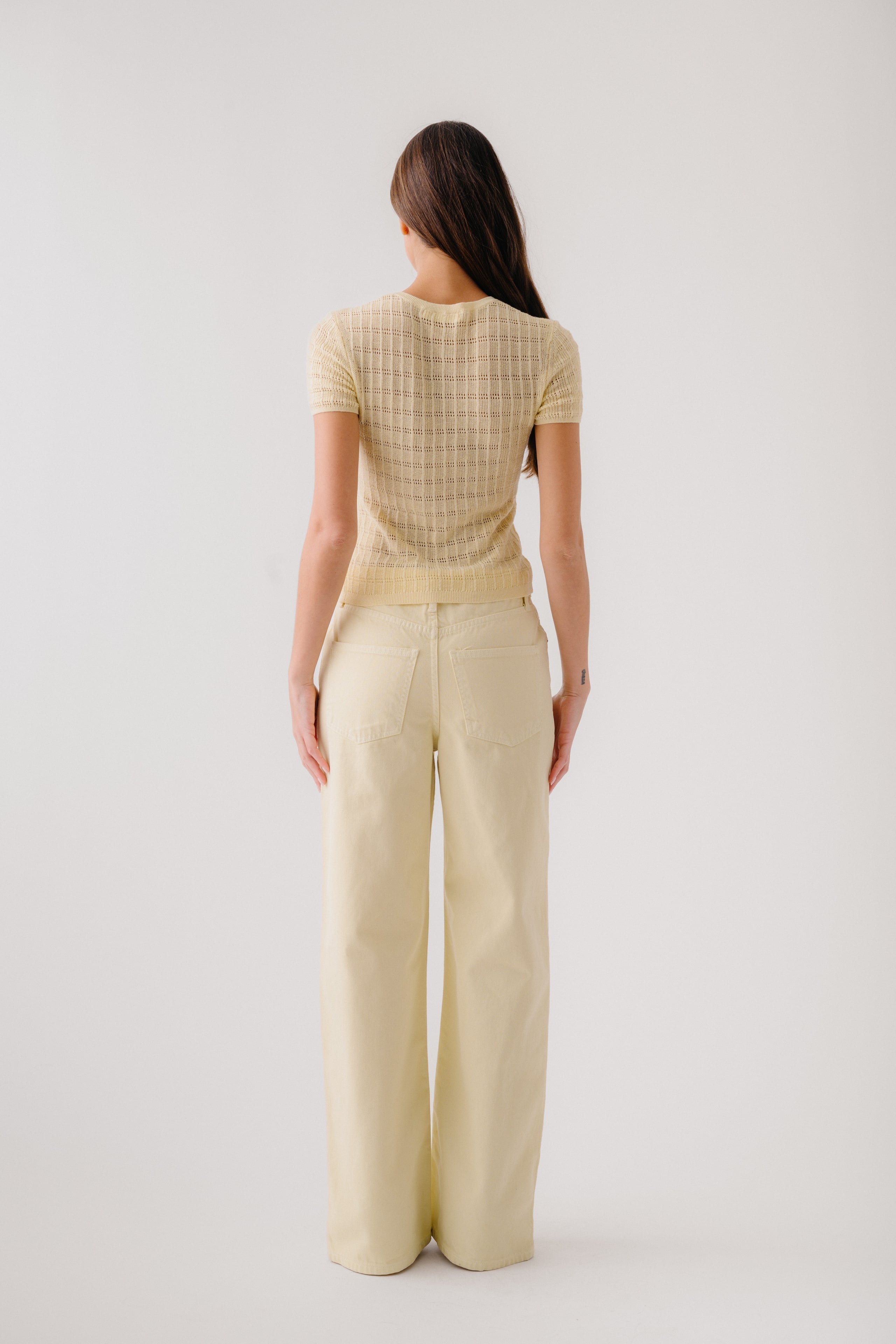 SAMMY DYED RELAXED STRAIGHT LEG | BUTTERCUP